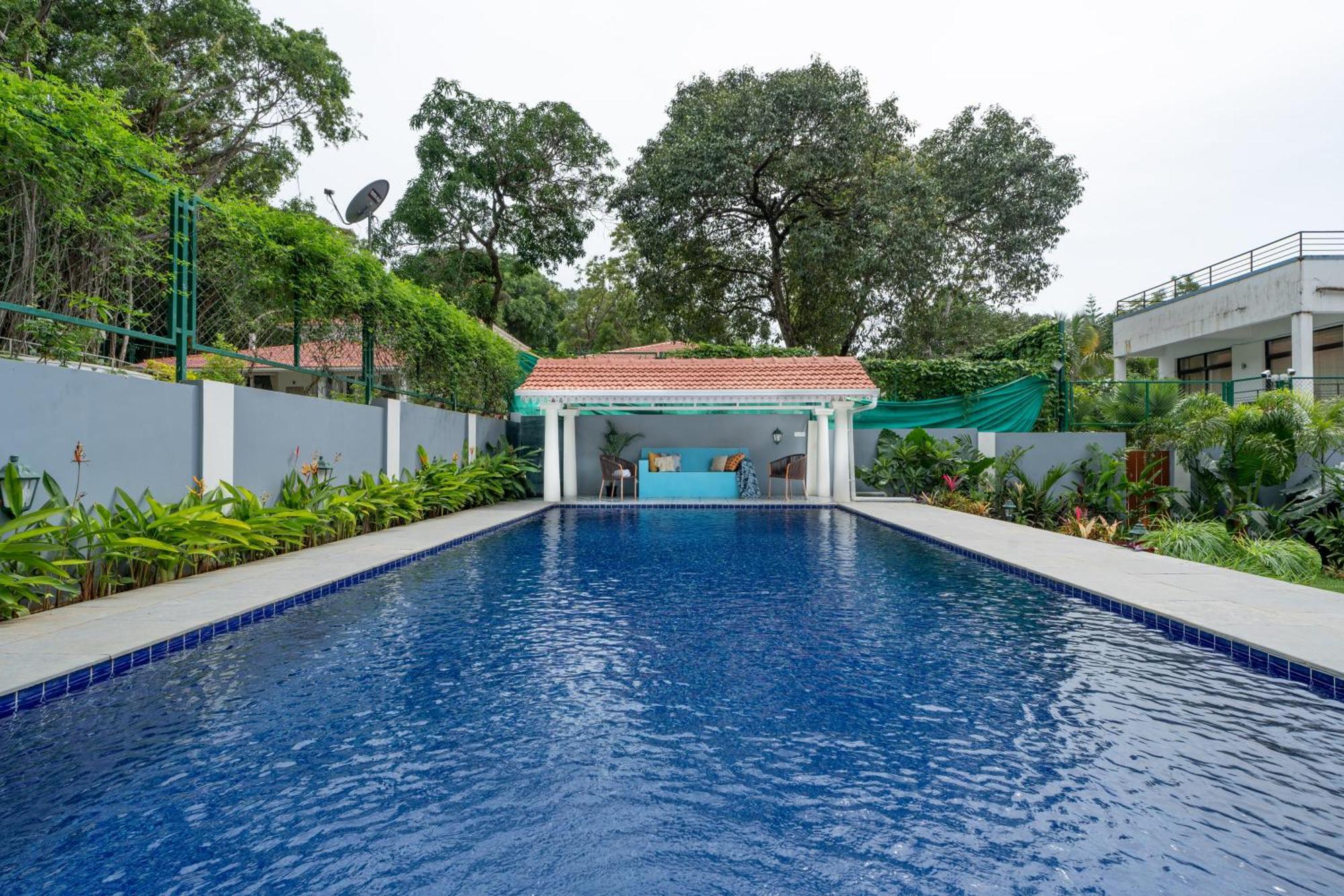 Elivaas 5 Bhk With Pvt Pool, Entertainment Room & Glass House - Bludoor Marmagao ภายนอก รูปภาพ
